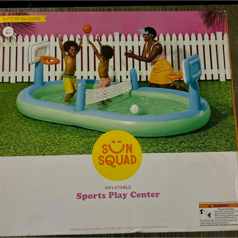 Sun Squad Inflatable Sports Play Center